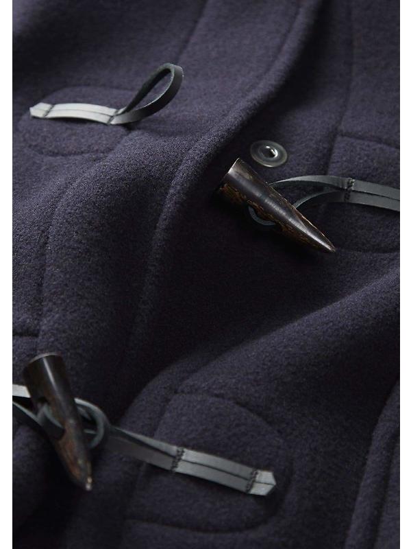 Gloverall Women's Long Slim Fit Freda Duffle Coat - Navy Royal Stewart Image 6