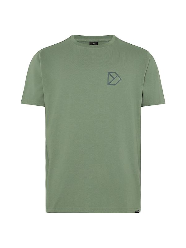 Didriksons Men's Harald Landscape T-Shirt - Light Moss Product Image