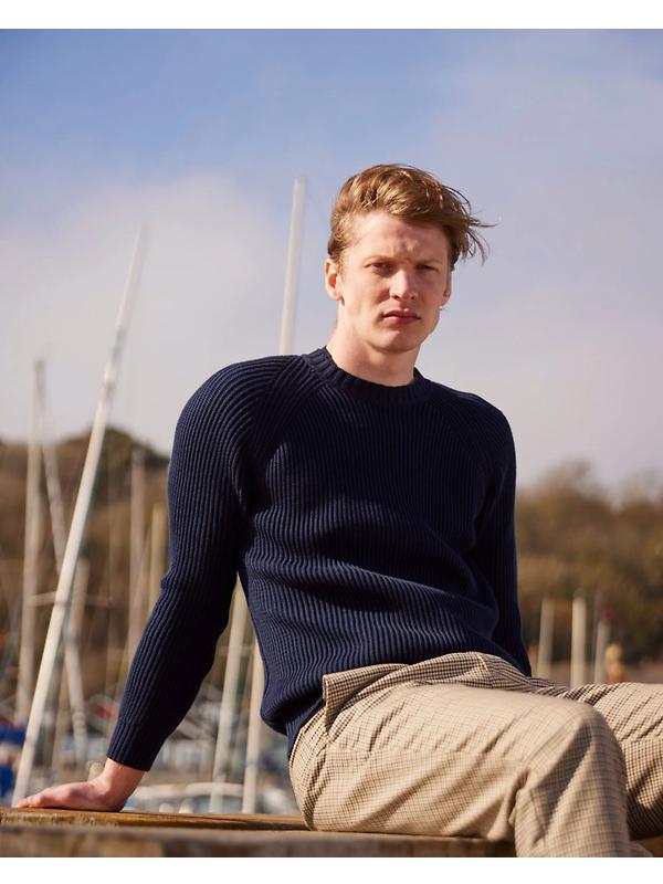 Peregrine Men's Harry Sweater - Navy Image 9