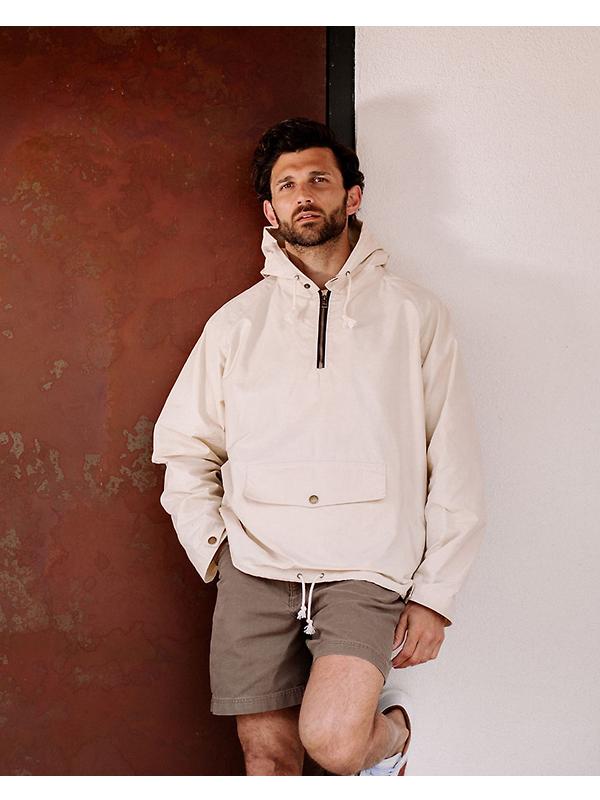 Peregrine Men's Made In England Holkham Cagoule - Off-White Image 8