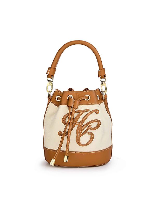 Holland Cooper Women's Amalfi Bucket Bag - Tan Canvas Product Image