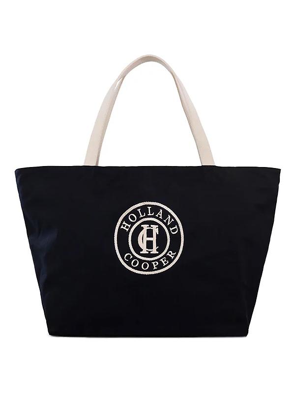 Holland Cooper Women's Classic Shopper - Navy Ecru Product Image