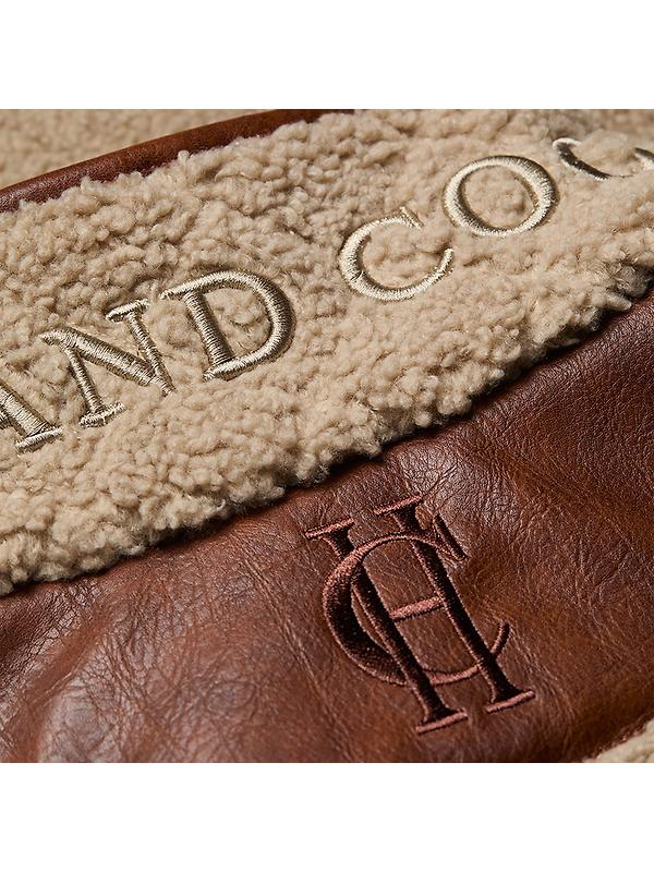 Holland Cooper Women's Country Fleece Gilet - Natural Borg Image 9