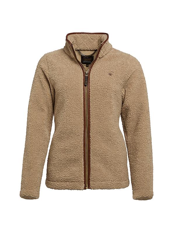 Holland Cooper Women's Country Fleece Jacket - Natural Borg Product Image