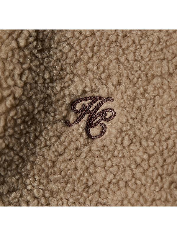 Holland Cooper Women's Country Fleece Jacket - Natural Borg Image 8