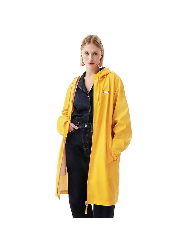 Hunter Unisex Downpour Andrea PU Rain Coat - Gold Fusion Product Image