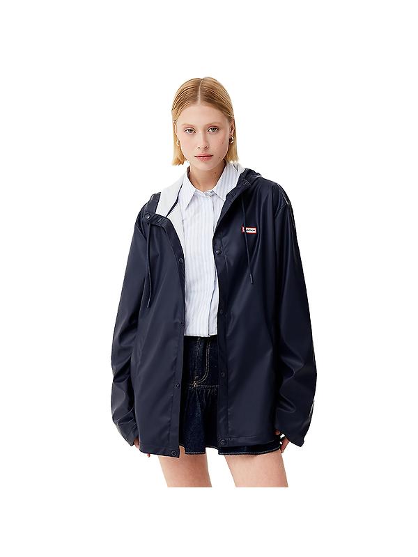 Hunter Unisex Downpour Izzy Pu Hooded Jacket - Nightsky Product Image