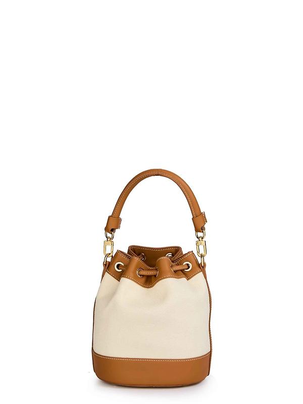 Holland Cooper Women's Amalfi Bucket Bag - Tan Canvas Image 5