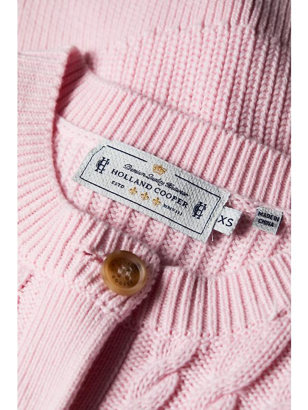 Holland Cooper Women's Cotswold Cardigan - Soft Pink Image 6