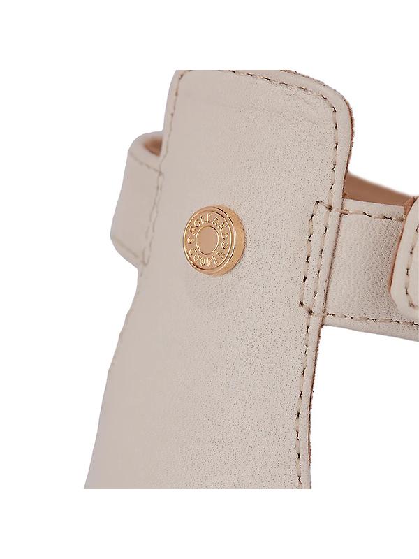 Holland Cooper Women's St Lucia Espadrille Wedge Sandals - Cream Leather Image 7