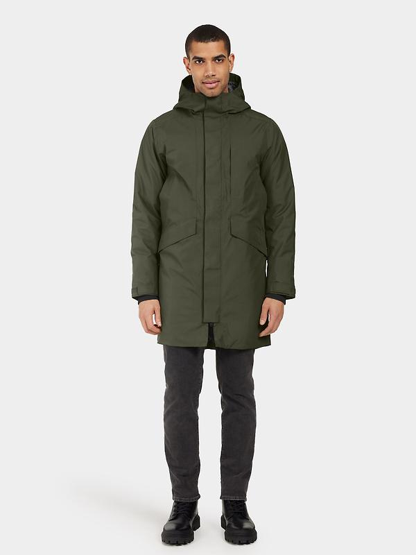 Didriksons Men's Kenny Parka - Deep Green Image 2