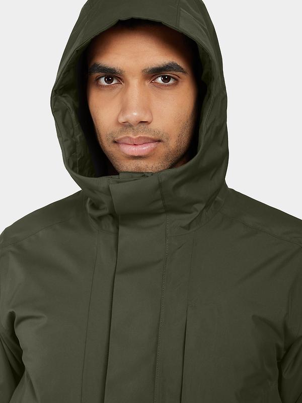 Didriksons Men's Kenny Parka - Deep Green Image 5