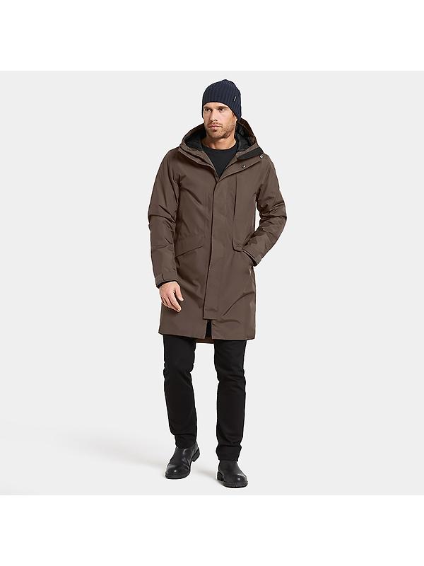 Didriksons Men's Kenny Parka - Mocha Brown Image 3