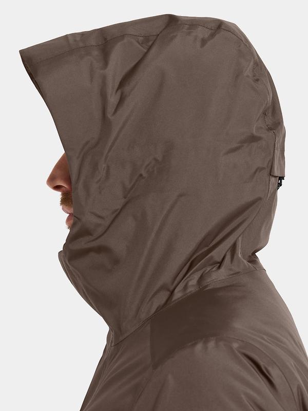 Didriksons Men's Kenny Parka - Mocha Brown Image 8