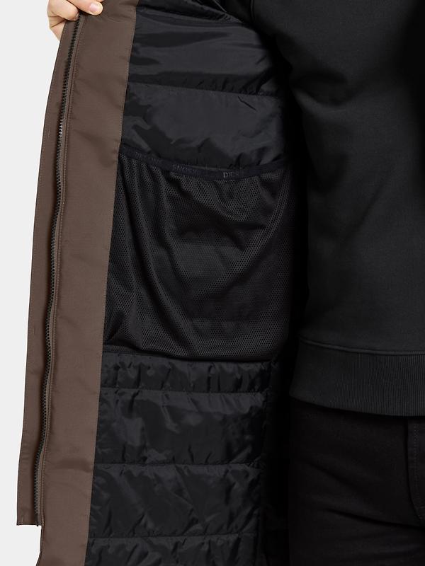 Didriksons Men's Kenny Parka - Mocha Brown Image 11