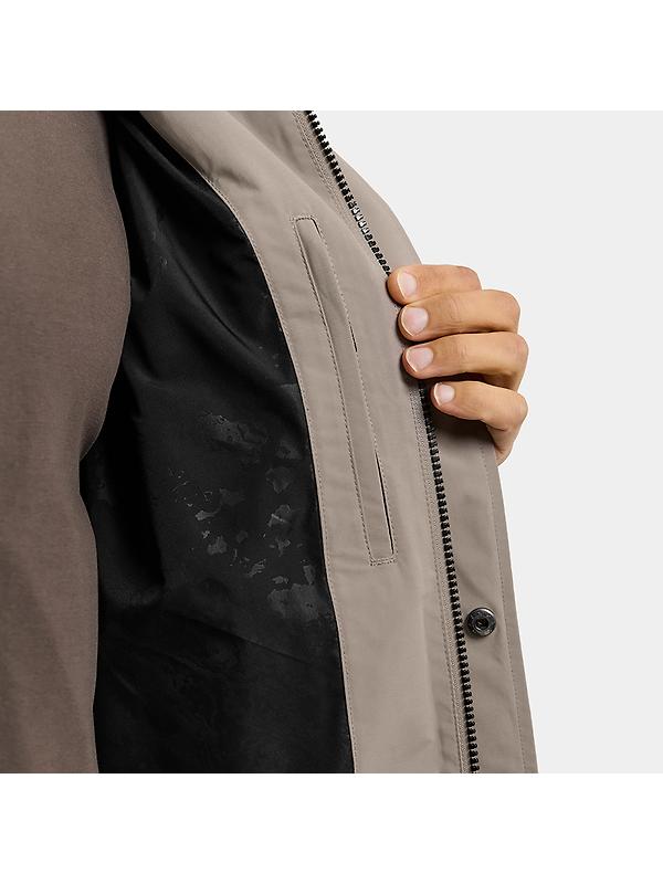 Didriksons Men's Logan Waterproof Jacket - Ash Brown Image 11