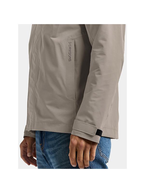 Didriksons Men's Logan Waterproof Jacket - Ash Brown Image 12
