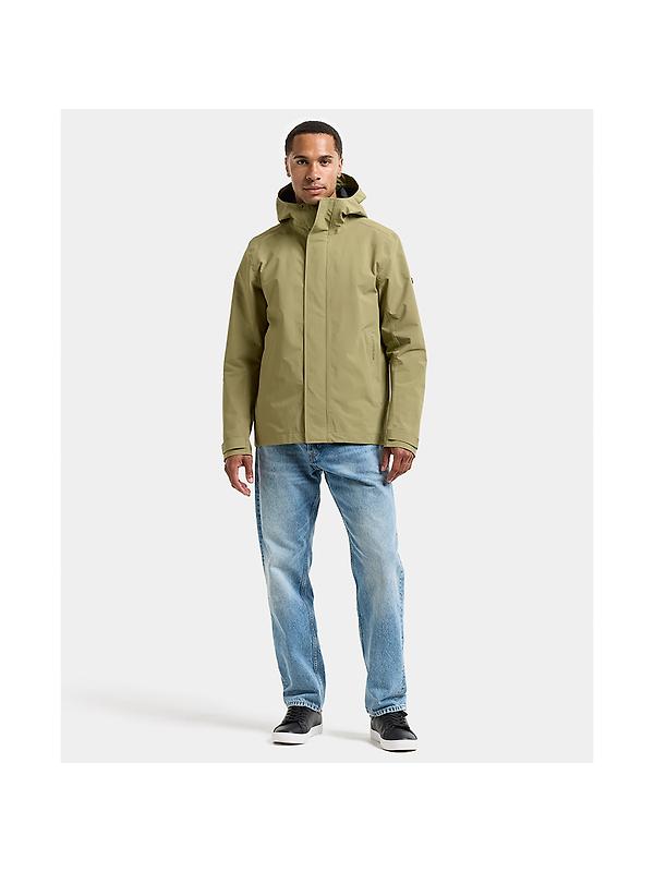 Didriksons Men's Logan Waterproof Jacket - Olive Green Image 3