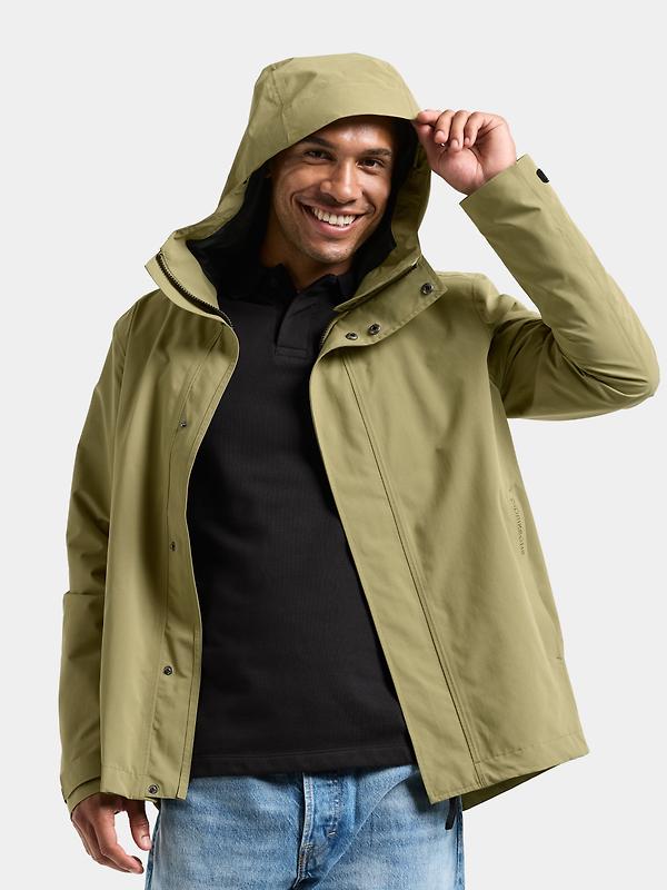 Didriksons Men's Logan Waterproof Jacket - Olive Green Image 7
