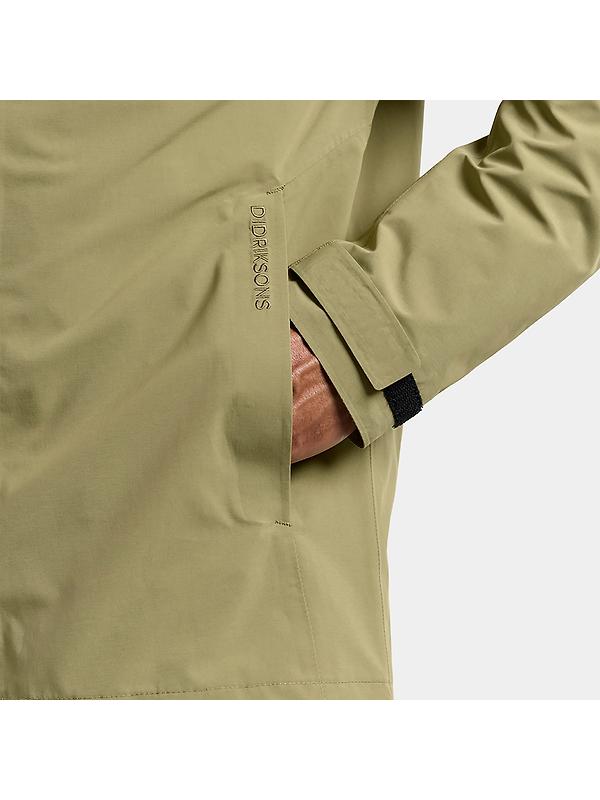 Didriksons Men's Logan Waterproof Jacket - Olive Green Image 9