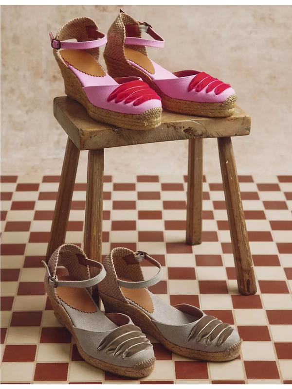 Penelope Chilvers Women's Mary Jane Dali Espadrilles - Putty Image 8