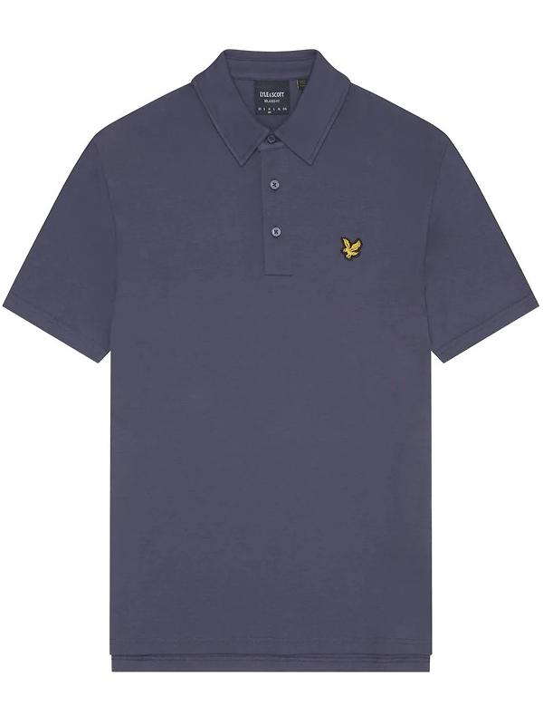 Product image of Lyle & Scott Men's Interlock Polo Shirt - Navy Night