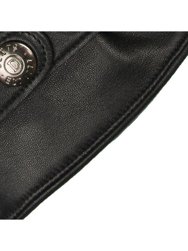 Dents Men's Tetbury Handsewn Three-Point Wool and Cashmere Blend-Lined Leather Gloves - Black Image 10