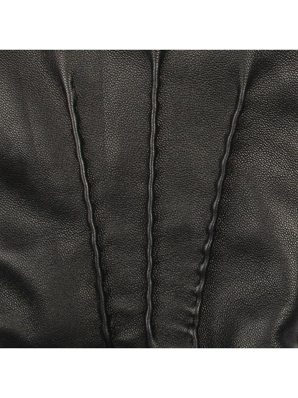 Dents Men's Tetbury Handsewn Three-Point Wool and Cashmere Blend-Lined Leather Gloves - Black Image 8