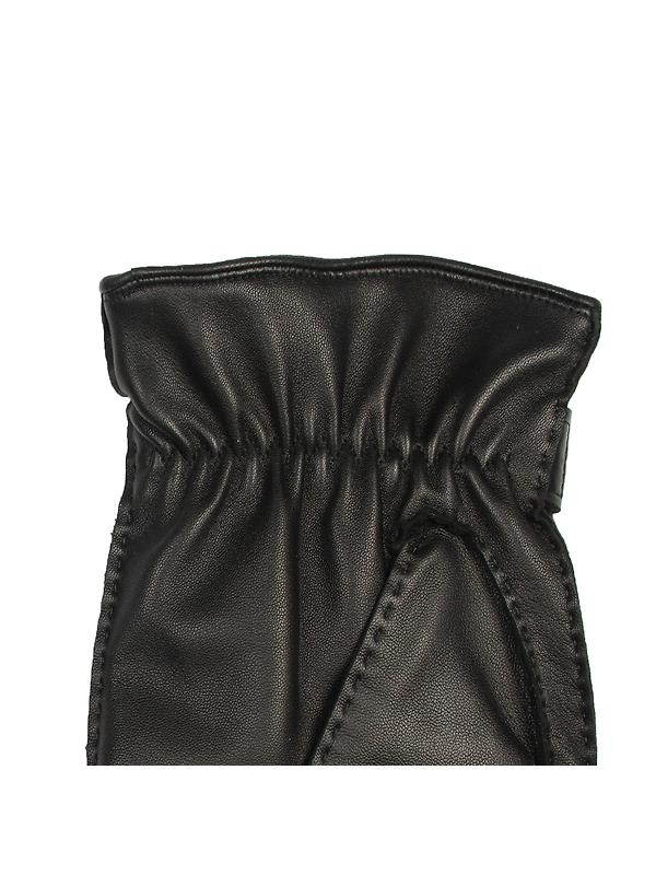 Dents Men's Tetbury Handsewn Three-Point Wool and Cashmere Blend-Lined Leather Gloves - Black Image 6