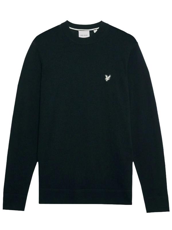 Lyle & Scott Men's Premium Merino Crew Neck Jumper - Lacquer Image 5