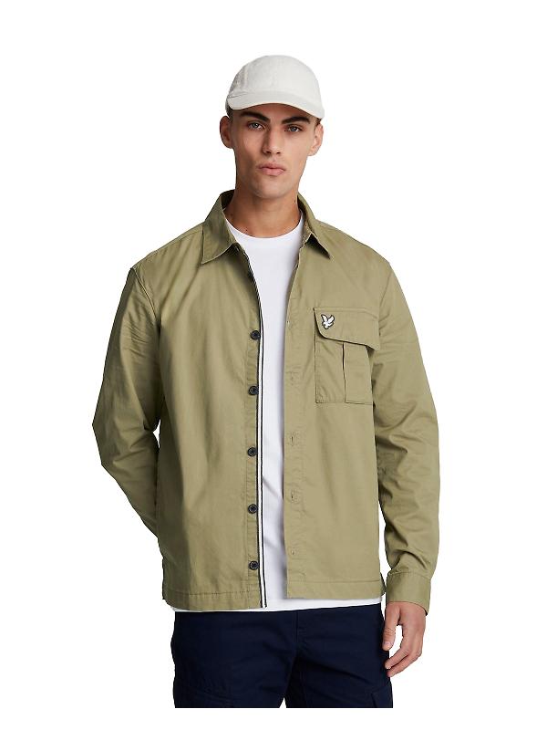 Product image of Lyle & Scott Men's Premium Pleated Pocket Overshirt - Woolwich