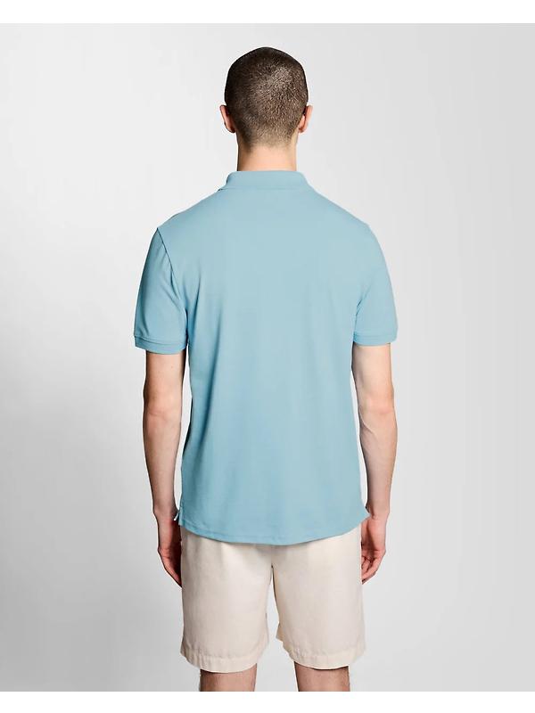 Lyle & Scott Men's Superfine Polo Shirt - Airy Blue Image 5