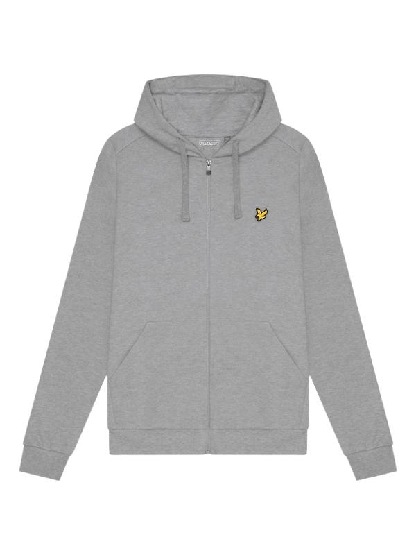 Product image of Lyle & Scott Men's Sports Full-Zip Hoodie - Mid Grey Marl