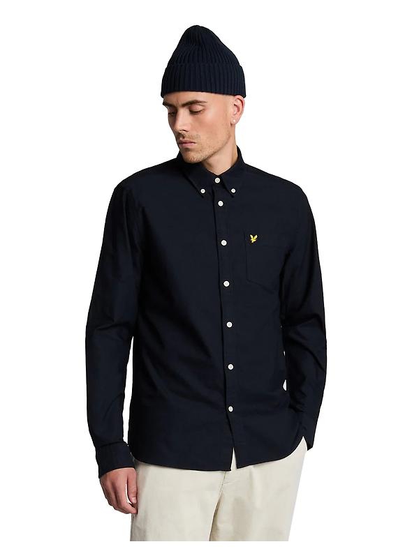 Product image of Lyle & Scott Men's Plain Oxford Shirt - Dark Navy