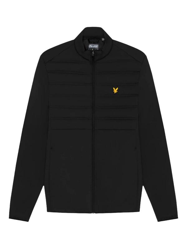 Lyle & Scott Men's Sports Hybrid Double Baffle Jacket - Jet Black Image 5