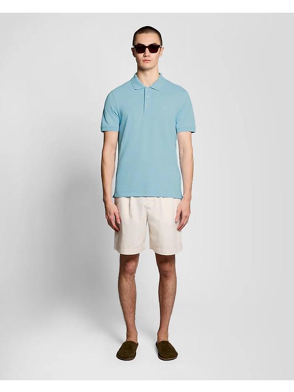 Lyle & Scott Men's Superfine Polo Shirt - Airy Blue Image 3
