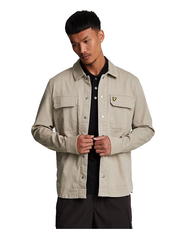 Product image of Lyle & Scott Men's Bedford Cord Overshirt - Heritage Taupe