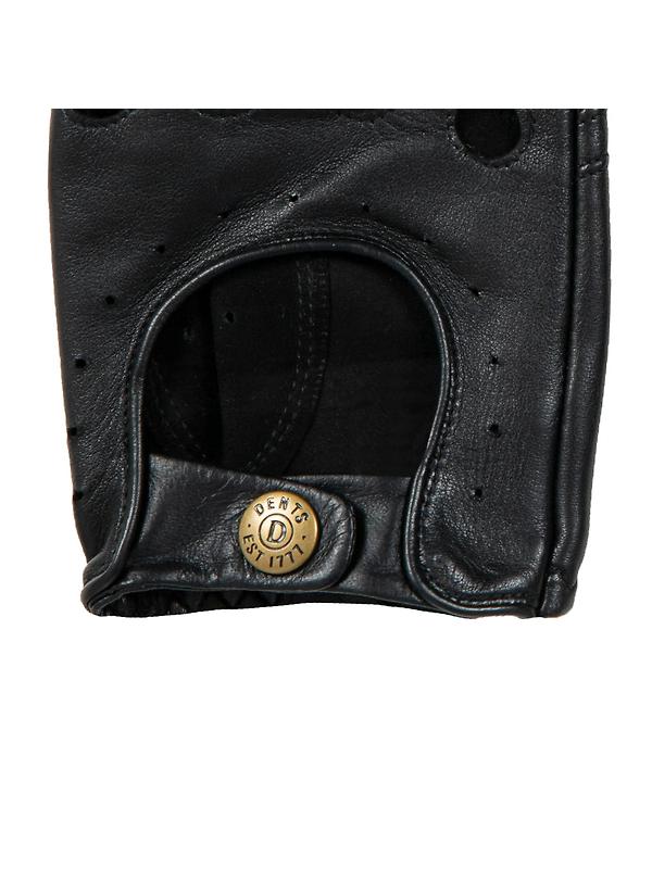 Dents Men’s Delta Classic Leather Driving Gloves - Black Image 4