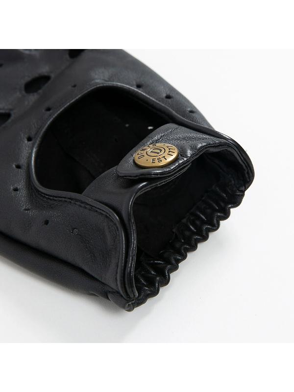 Dents Men’s Delta Classic Leather Driving Gloves - Black Image 7