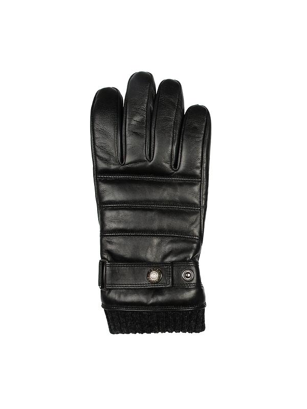 Dents Men's Skipton Water-Resistant Faux Fur-Lined Leather Gloves - Black Image 3