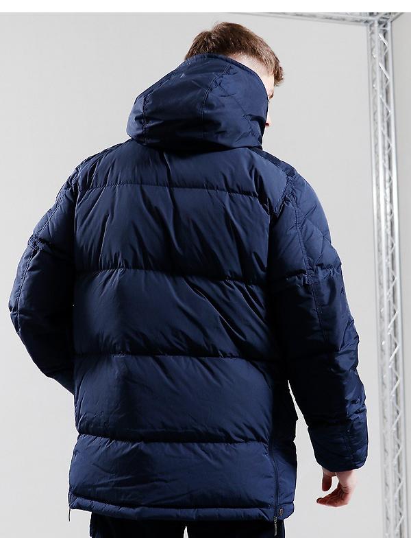 Parajumpers Men's Harraseeket Hooded Down Parka Jacket - Blue Navy Image 3