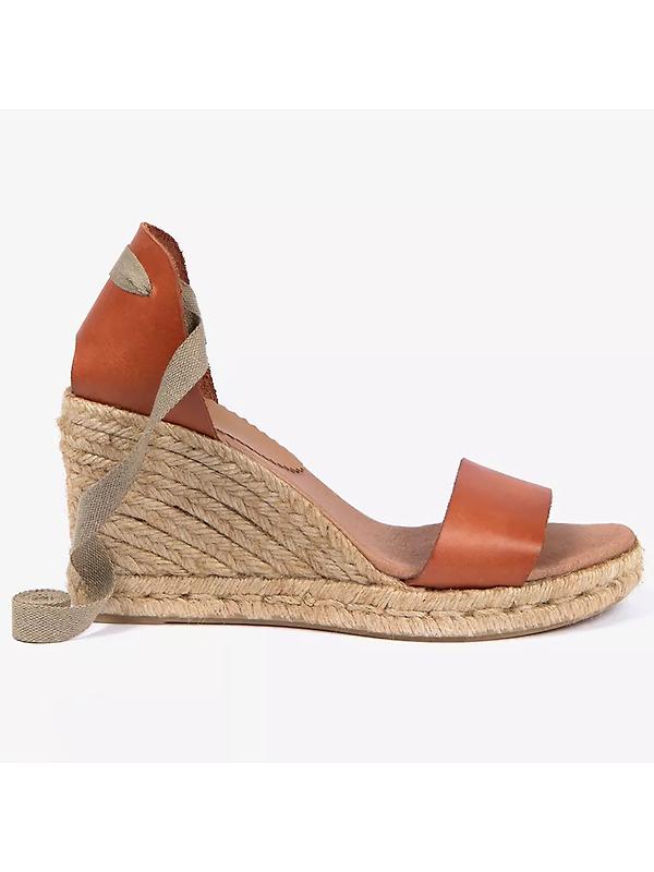 Penelope Chilvers Women's Brook Leather Espadrilles - Tan Image 1