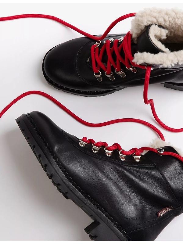 Penelope Chilvers Women's Cortina Leather/Shearling Boot - Black Image 4