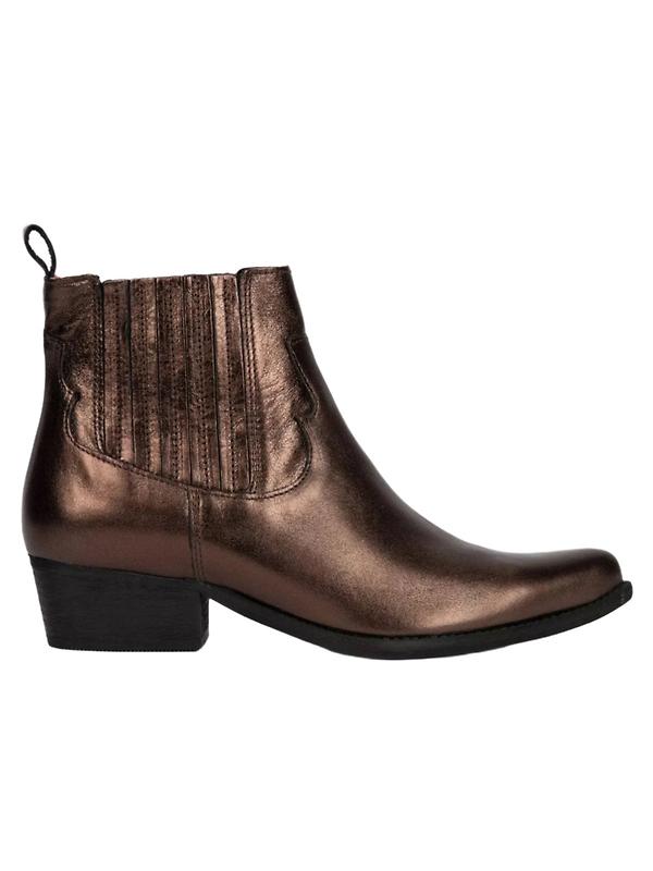 Penelope Chilvers Women's Frontier Metallic Leather Boot - Walnut Product Image