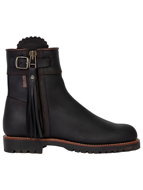 Penelope Chilvers Women's Inclement Cropped Tassel Boots - Black Image 1
