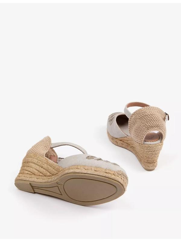 Penelope Chilvers Women's Mary Jane Dali Espadrilles - Putty Image 5
