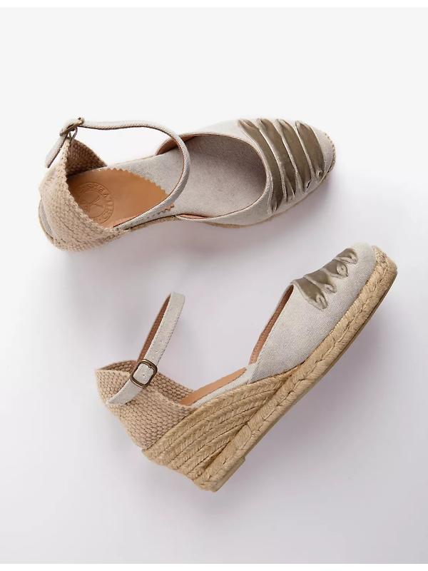 Penelope Chilvers Women's Mary Jane Dali Espadrilles - Putty Image 4
