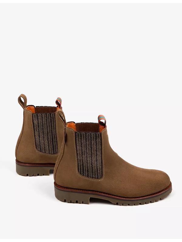 Penelope Chilvers Women's Oscar Suede Chelsea Boots - Sesame/Bronze Image 3