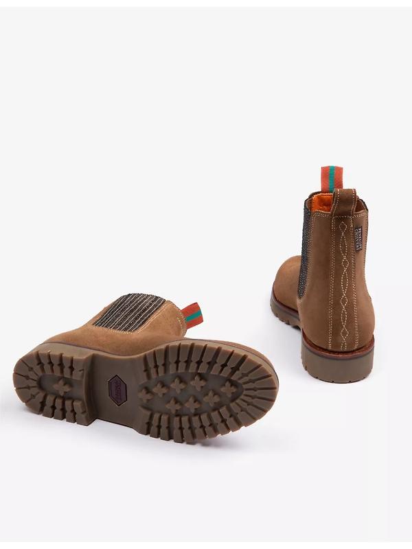Penelope Chilvers Women's Oscar Suede Chelsea Boots - Sesame/Bronze Image 4