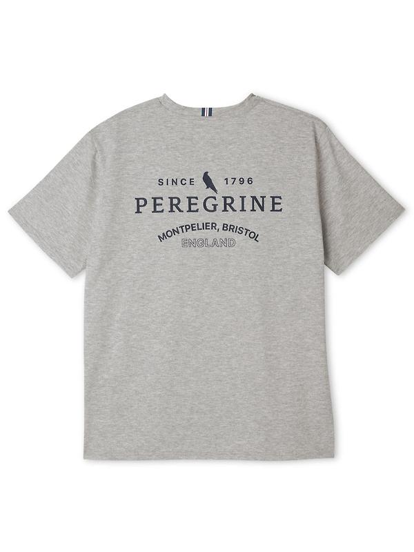 Peregrine Men's Made In England Graphic T-Shirt - Light Grey Image 1